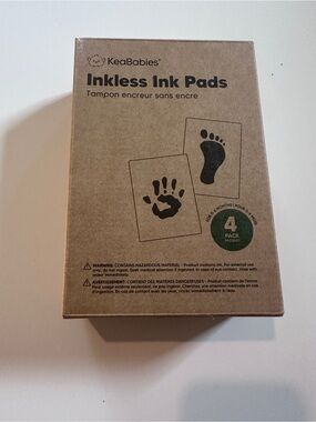 KeaBabies Inkless Ink Pads - Brown Kraft Packaging 0-6 months